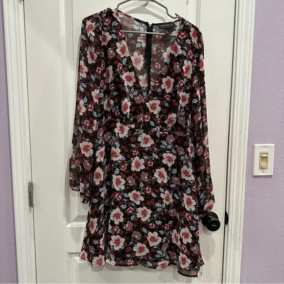 Multicolor floral dress - Picture 1 of 11